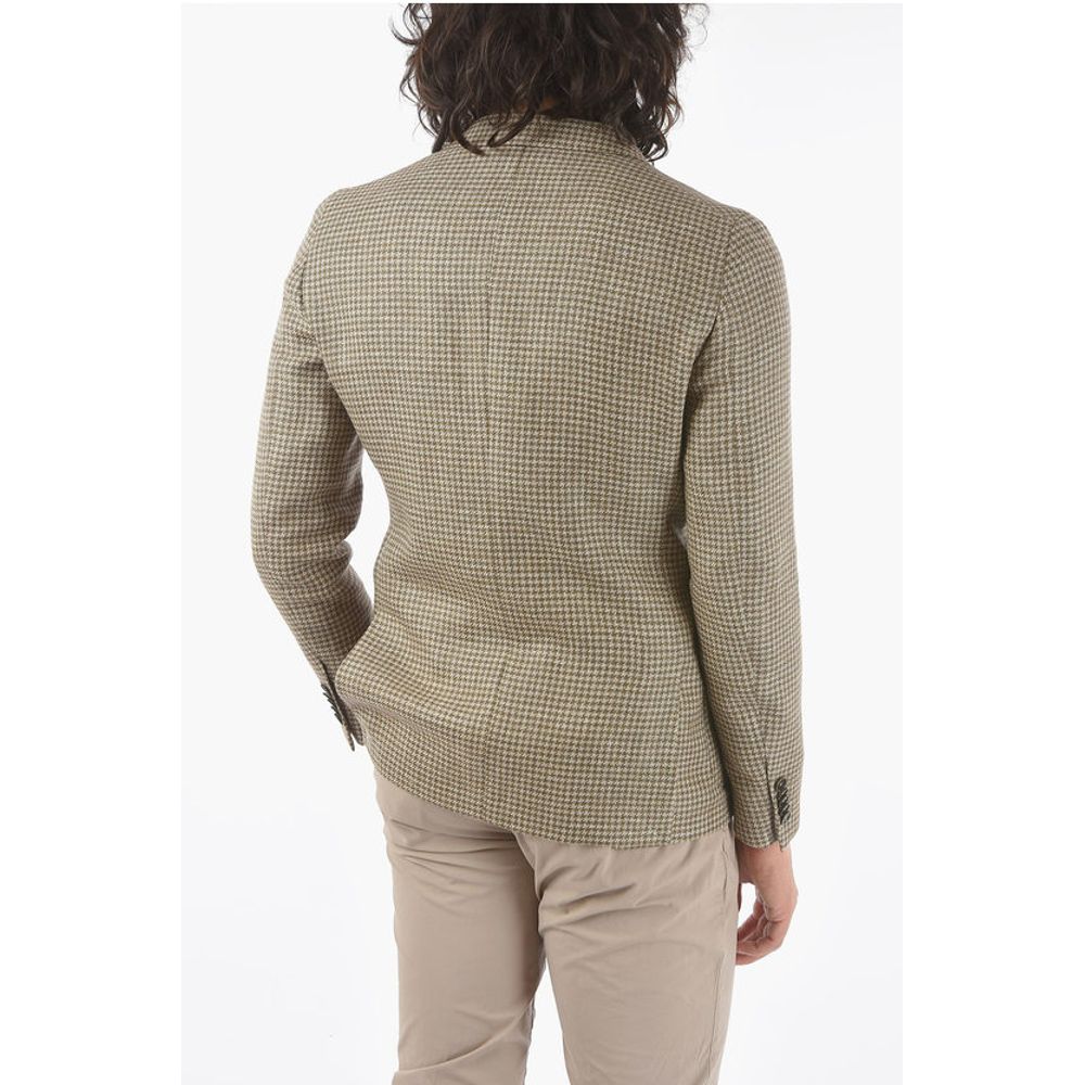 Corneliani CC COLLECTION houndstooth side vents notch lapel REWARD 2-bu - Image 2