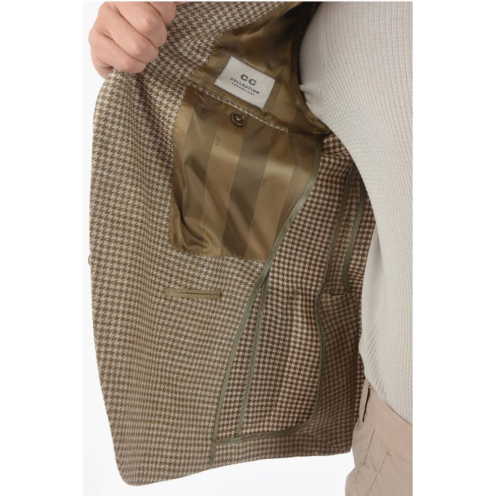 Corneliani CC COLLECTION houndstooth side vents notch lapel REWARD 2-bu - Image 5