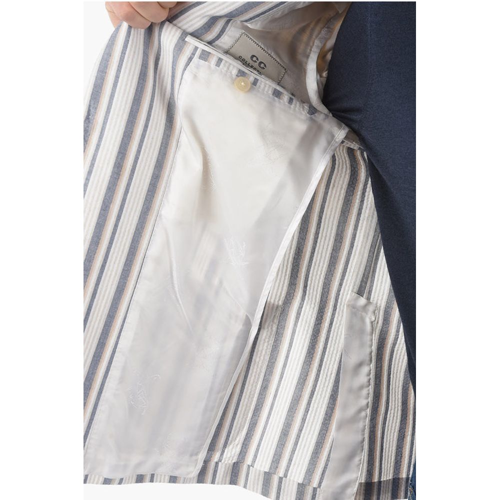 Corneliani CC COLLECTION pencil striped side vents notch lapel REFINED - Image 5