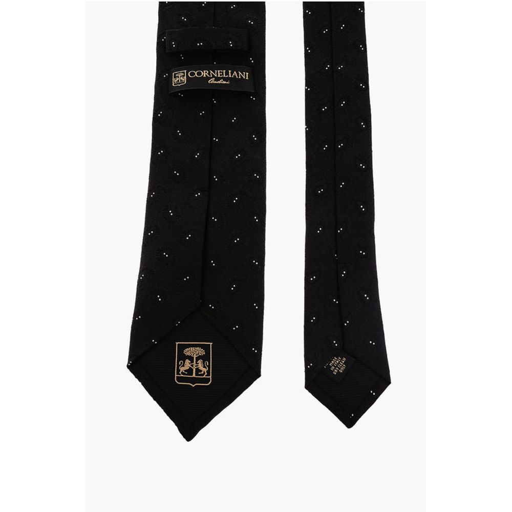 Corneliani Paisley Motif Silk Kipper Tie - Image 3