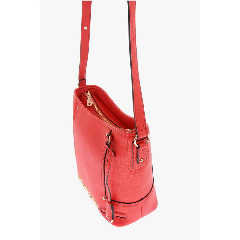 Moschino LOVE golden details faux leather crossbody bag - Image 3