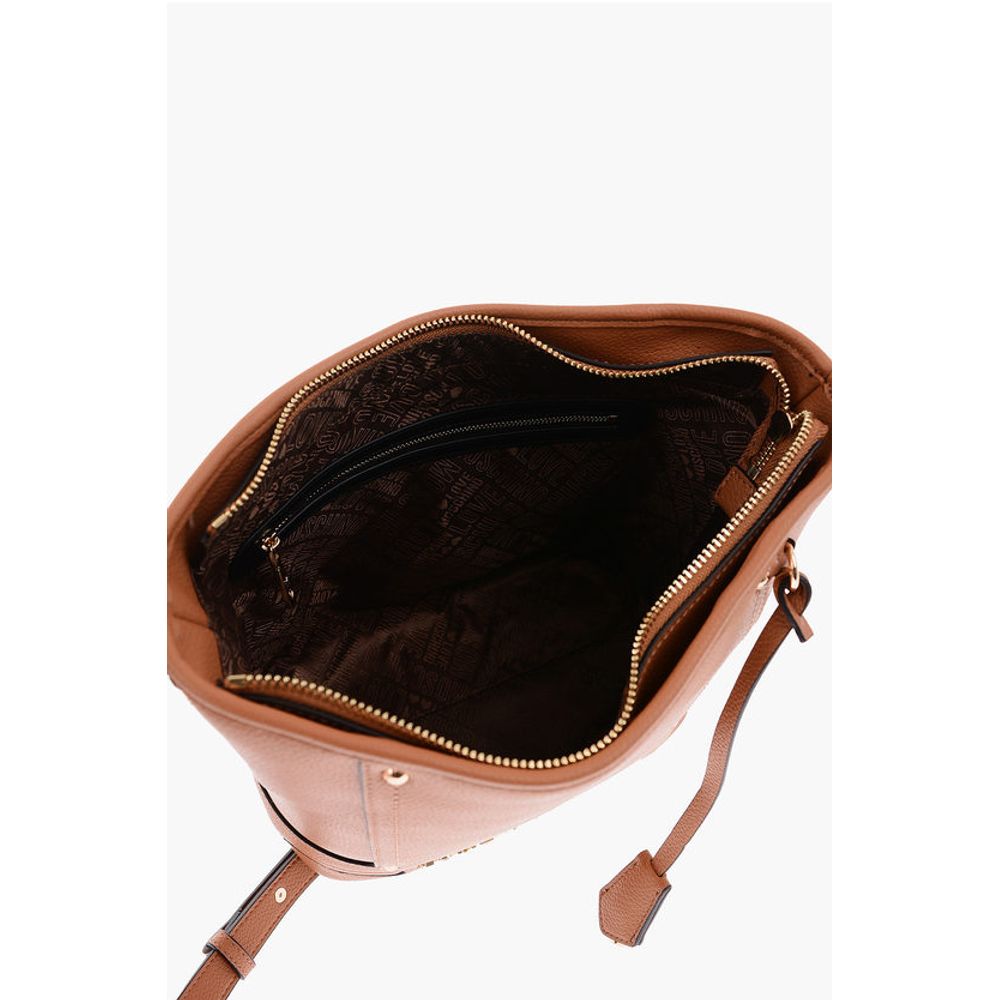 Moschino LOVE golden details faux leather crossbody bag - Image 4