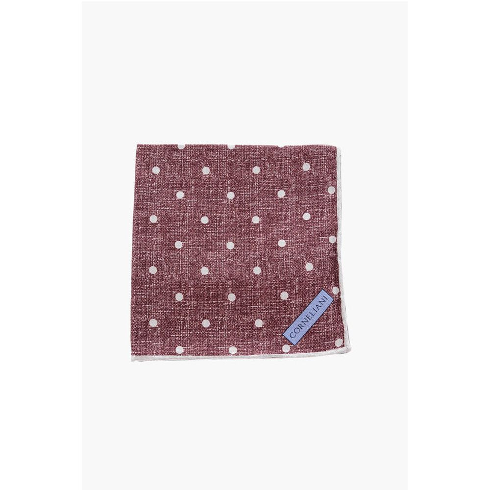 Corneliani Double Patterned Silk Pocket Square
