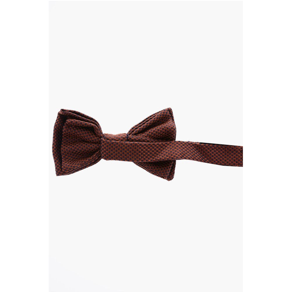 Corneliani Pin Point silk bow tie - Image 2