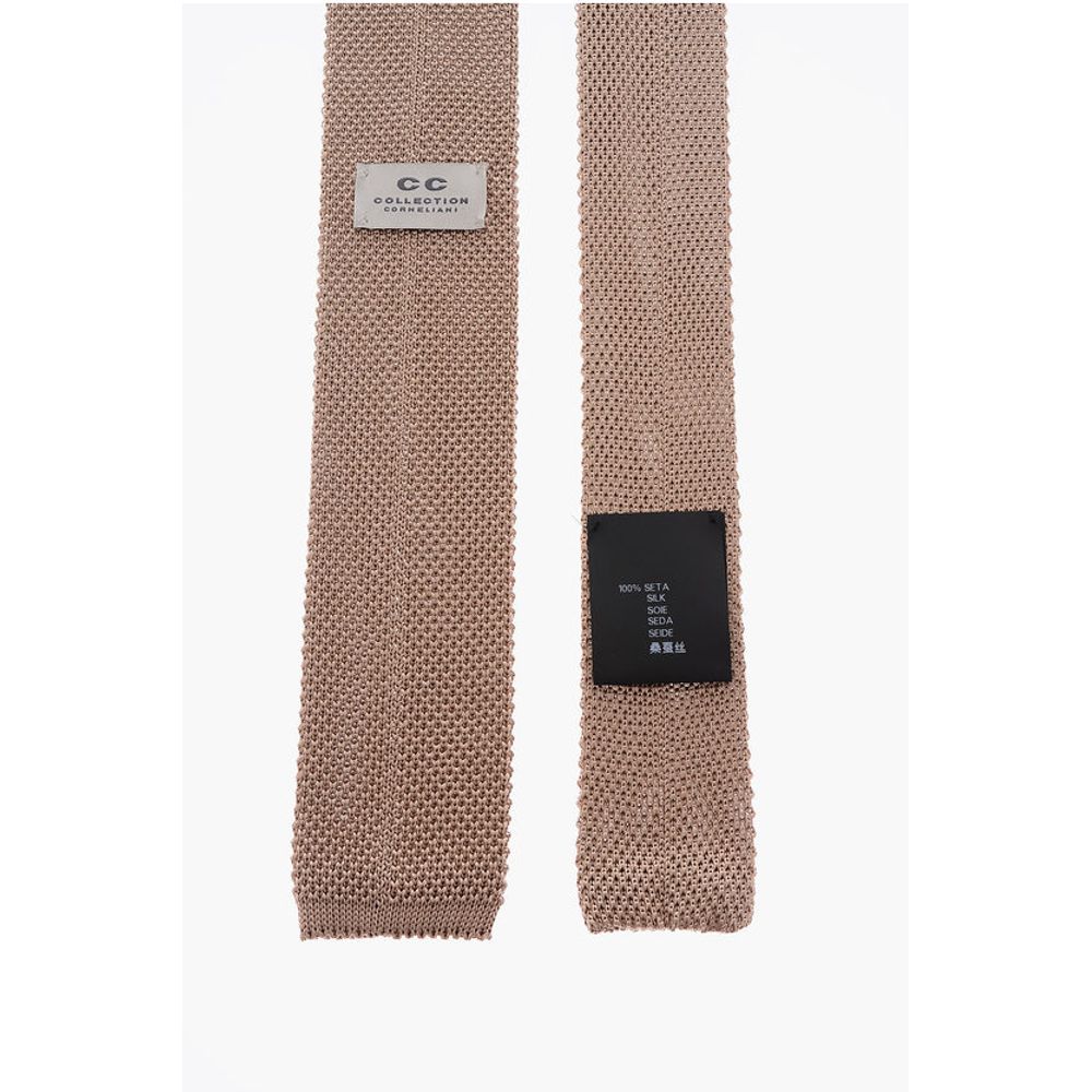 Corneliani CC COLLECTION solid color silk tie - Image 3