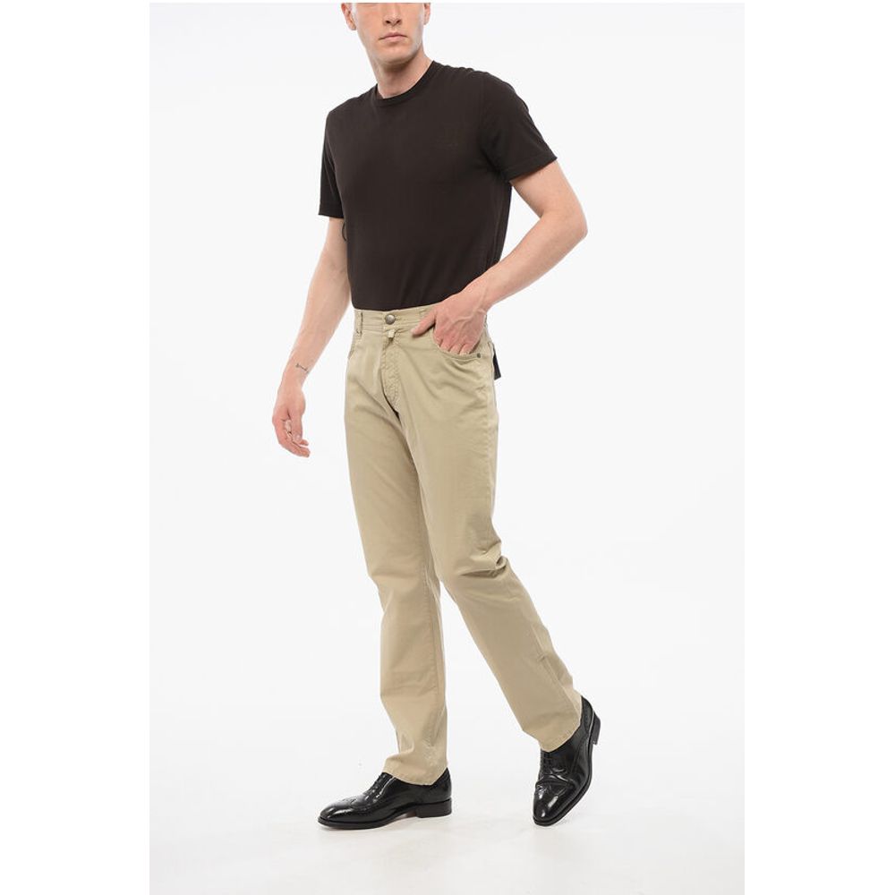 Corneliani ID Ton-sur-ton Embroidered Denims - Image 4