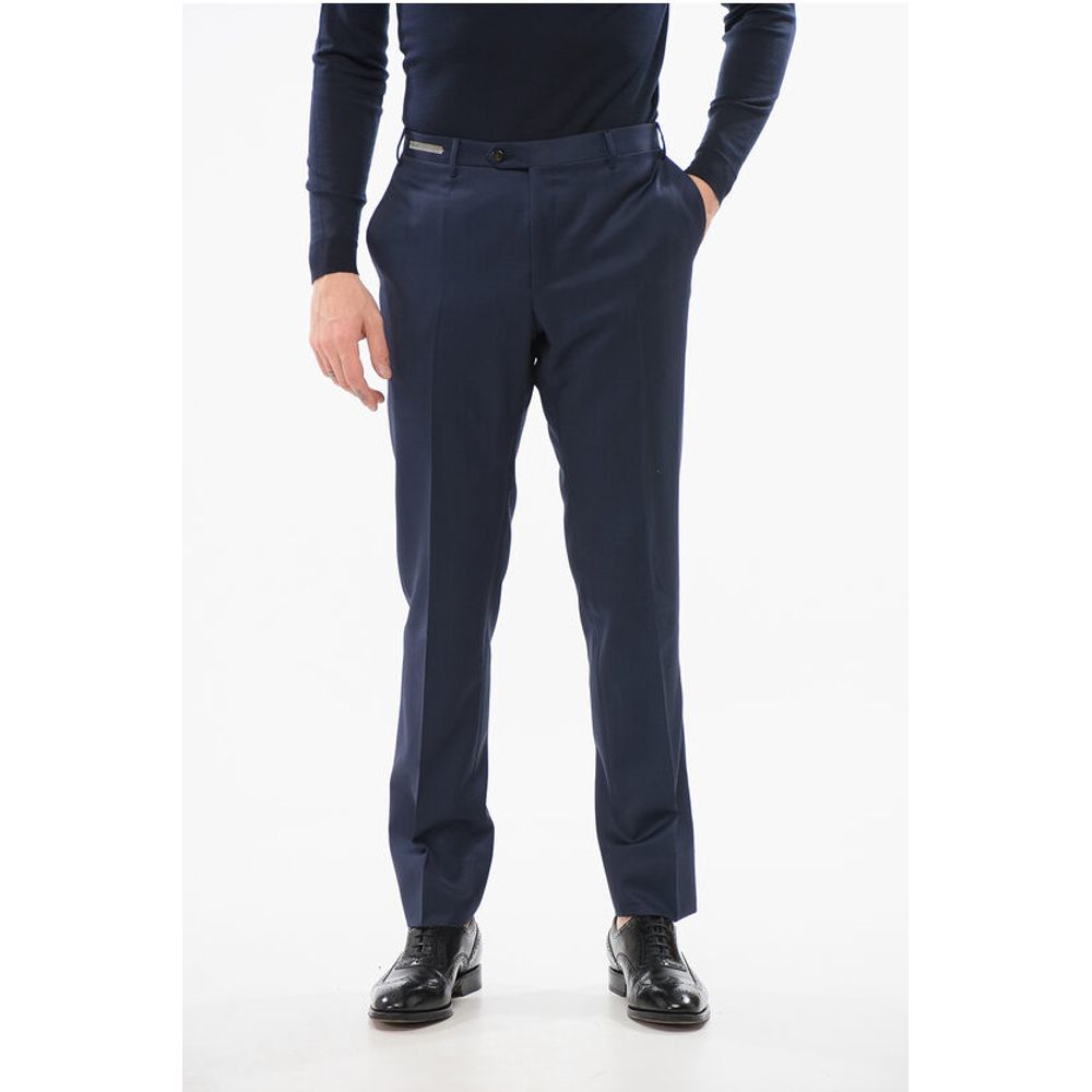 Corneliani Virgin Wool Pleated Pants