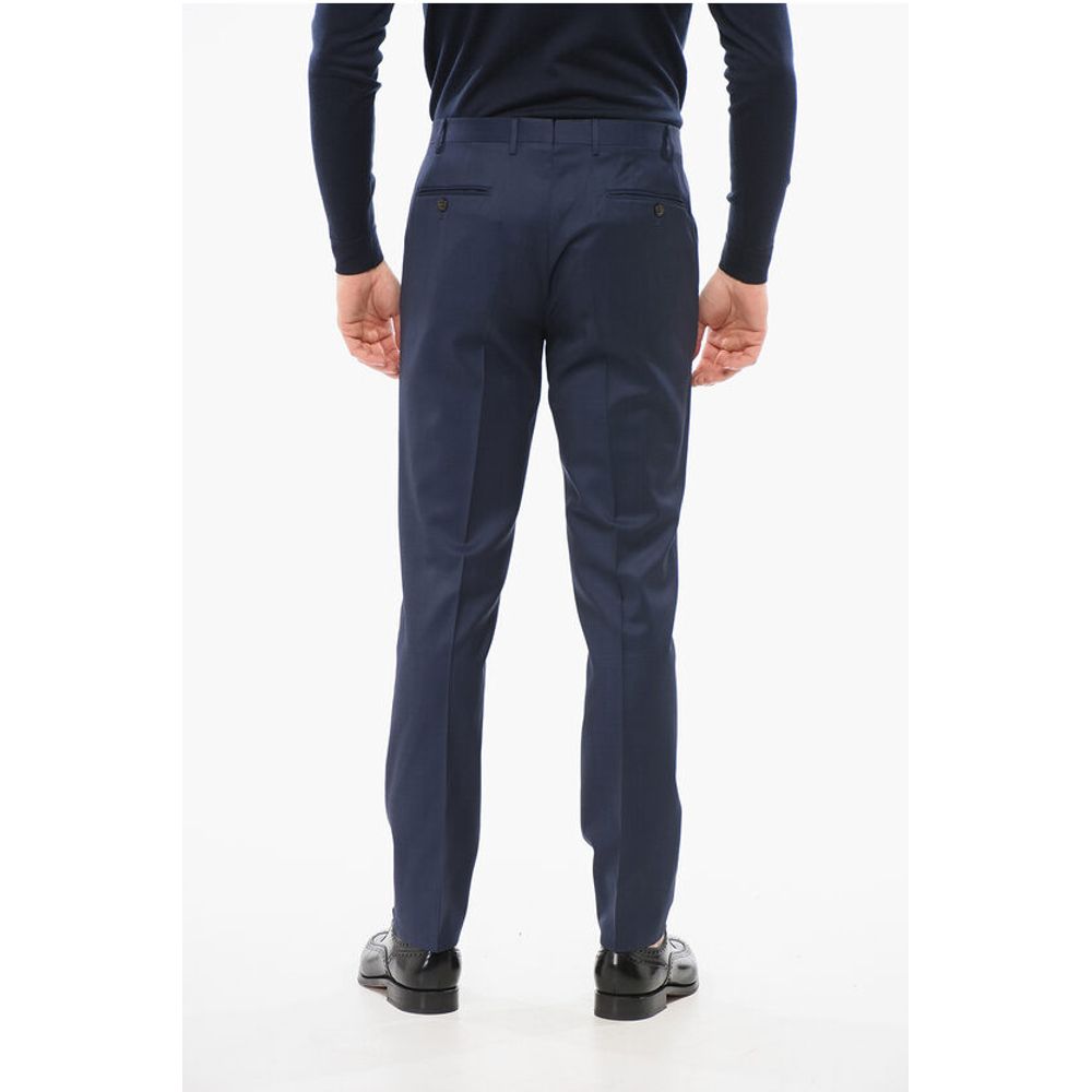 Corneliani Virgin Wool Pleated Pants - Image 4