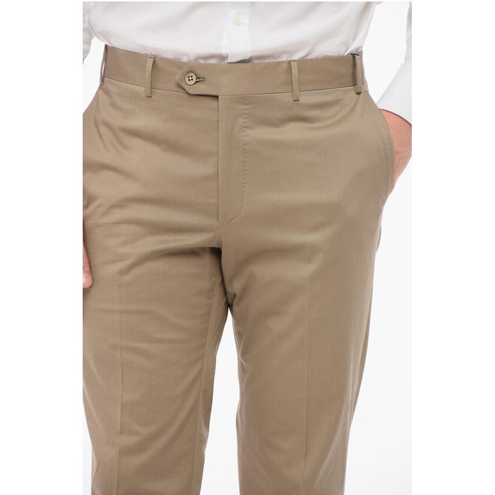 Corneliani Cotton Pants with Double Buttons Clousure - Image 3