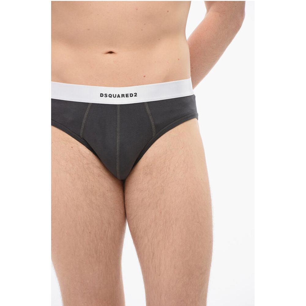 Dsquared² Cotton Slip With Logoed Waistband - Image 3