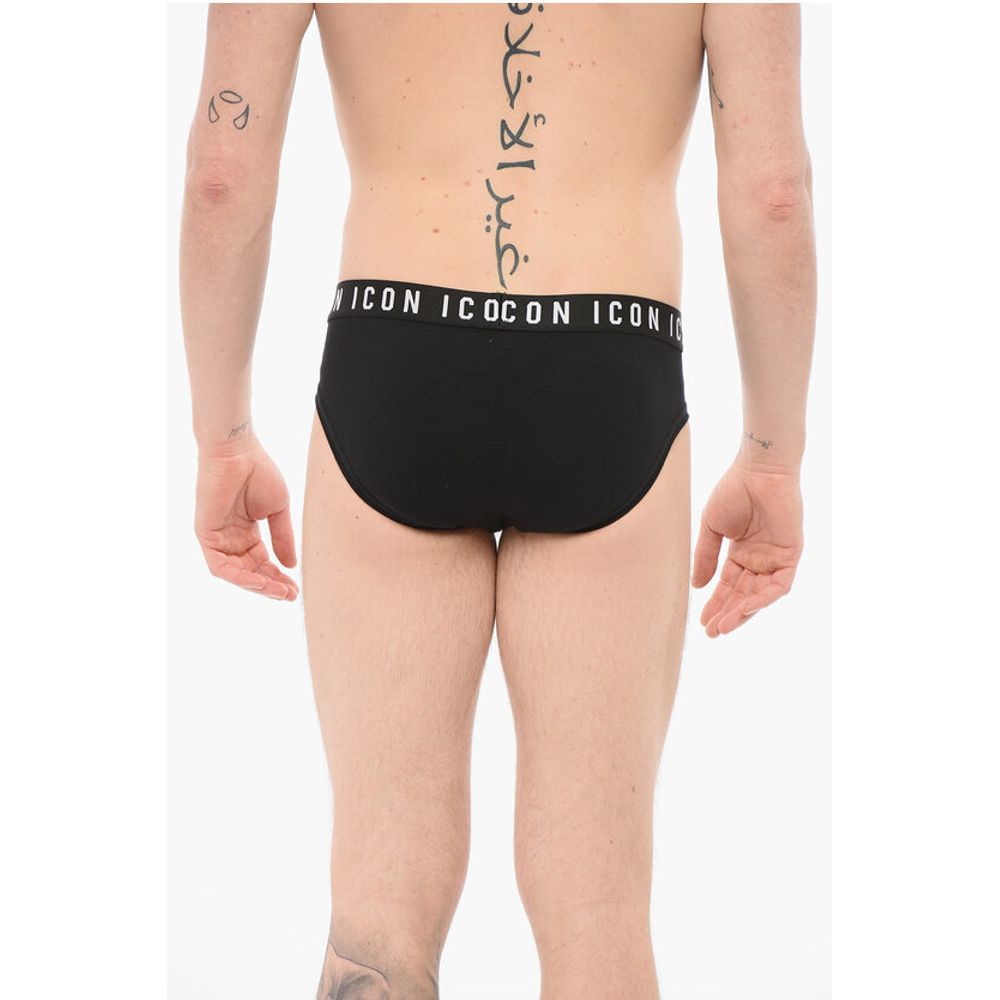 Dsquared² Cotton ICON Slip With Logoed Waistband - Image 2