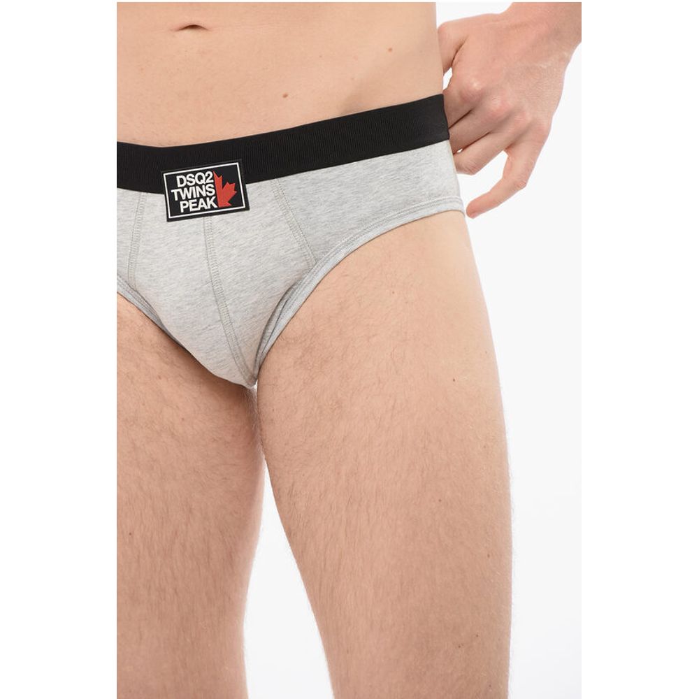 Dsquared² Cotton TWINS PEAK Slip - Image 3