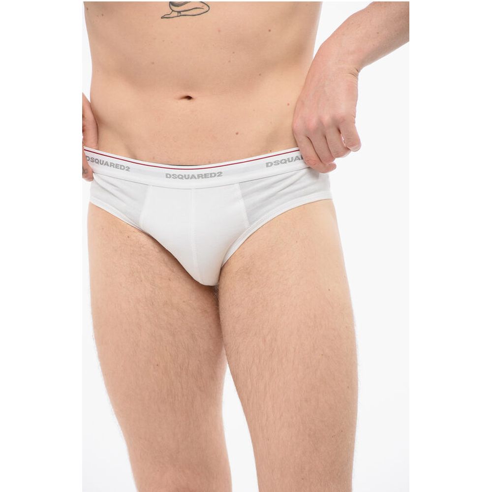 Dsquared² Printed BROTHERS Cotton Slip - Image 3