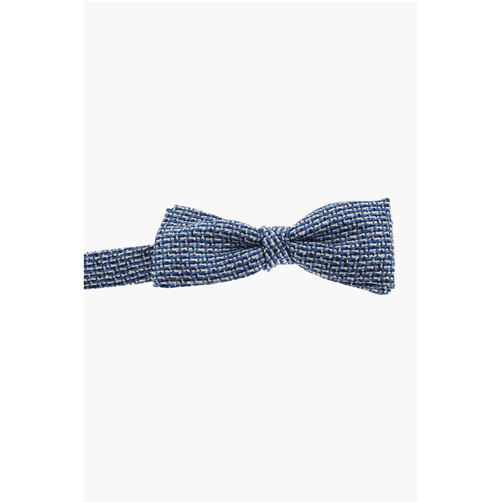 Corneliani CC COLLECTION patterned silk bow tie