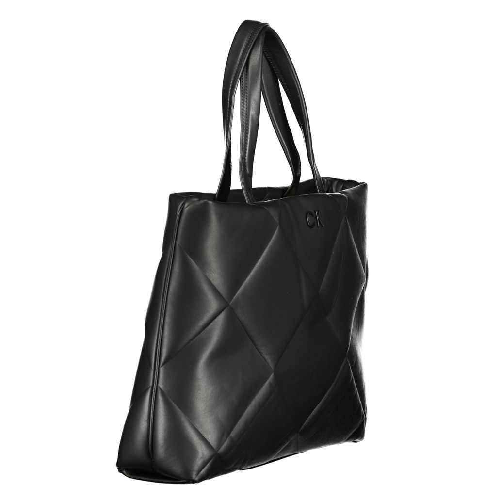 Calvin Klein Black Cotton Handbag - Image 3