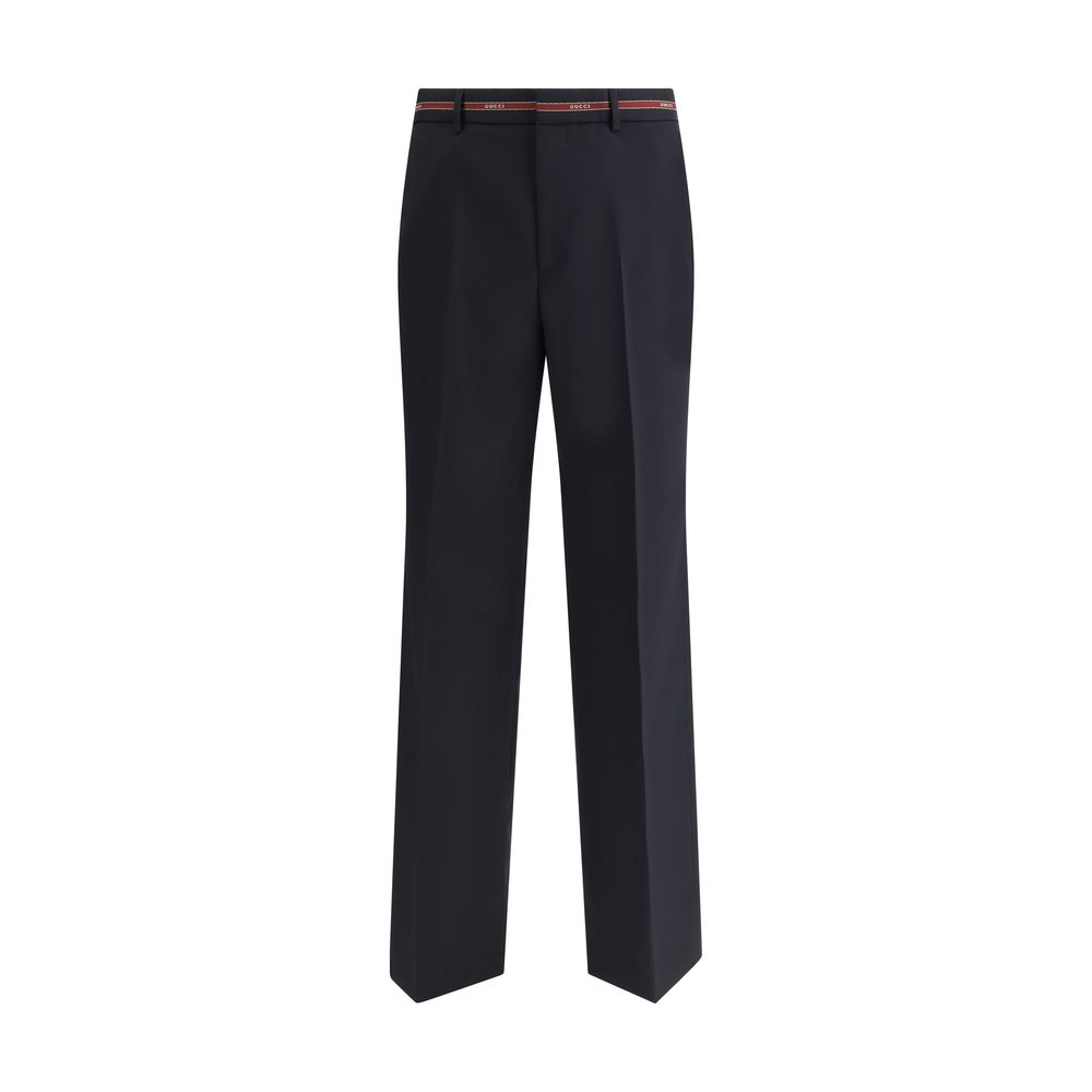 Gucci Selvedge detail Wool Pants