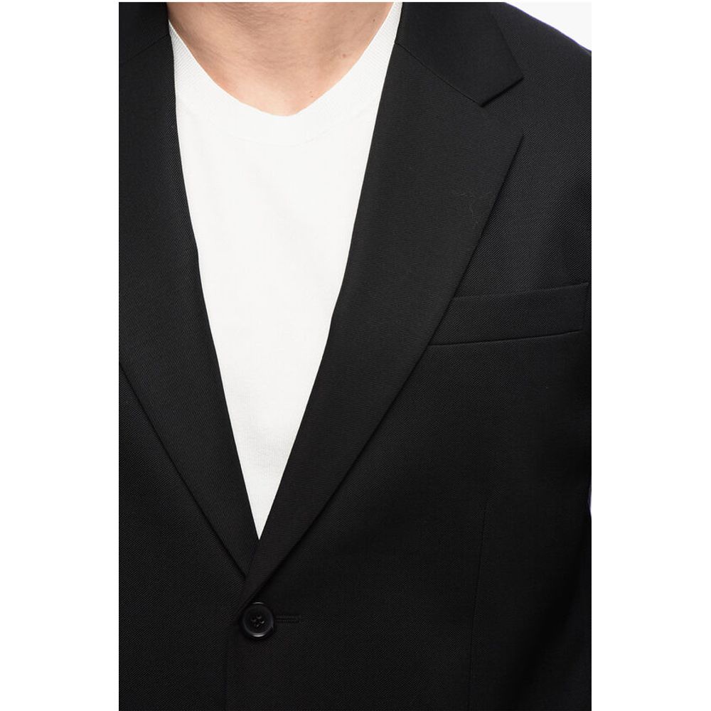 Off-White FOR EVER Single-breasted STRAP Blazer with Flap Pockets - Image 4