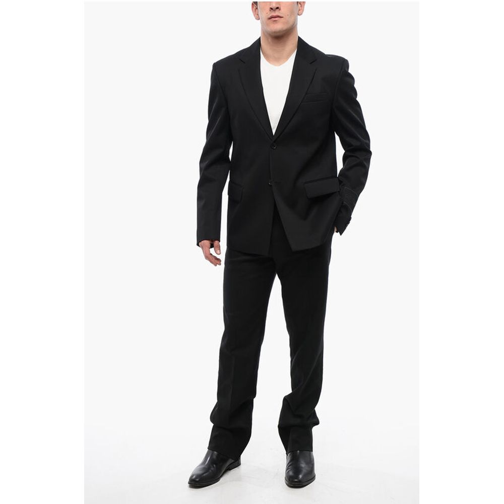 Off-White FOR EVER Single-breasted STRAP Blazer with Flap Pockets - Image 5