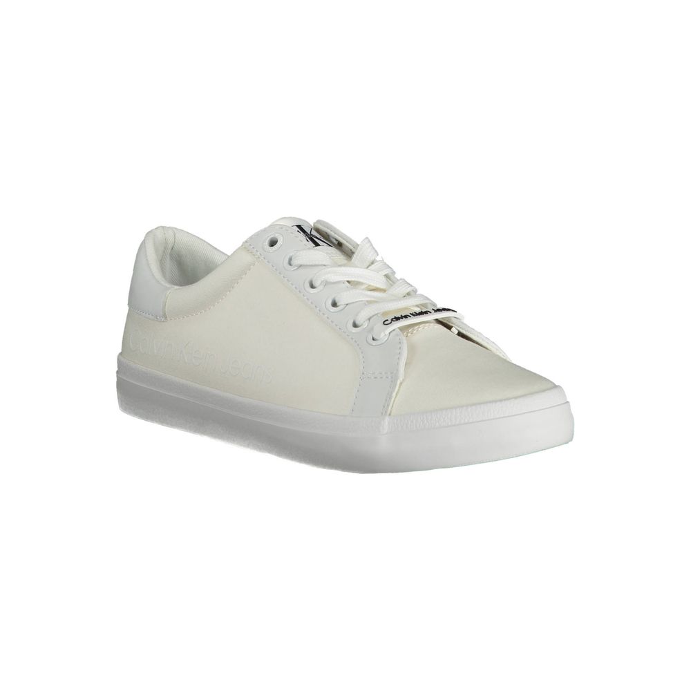 Calvin Klein Bianco Cotton Women Sneaker - Image 2