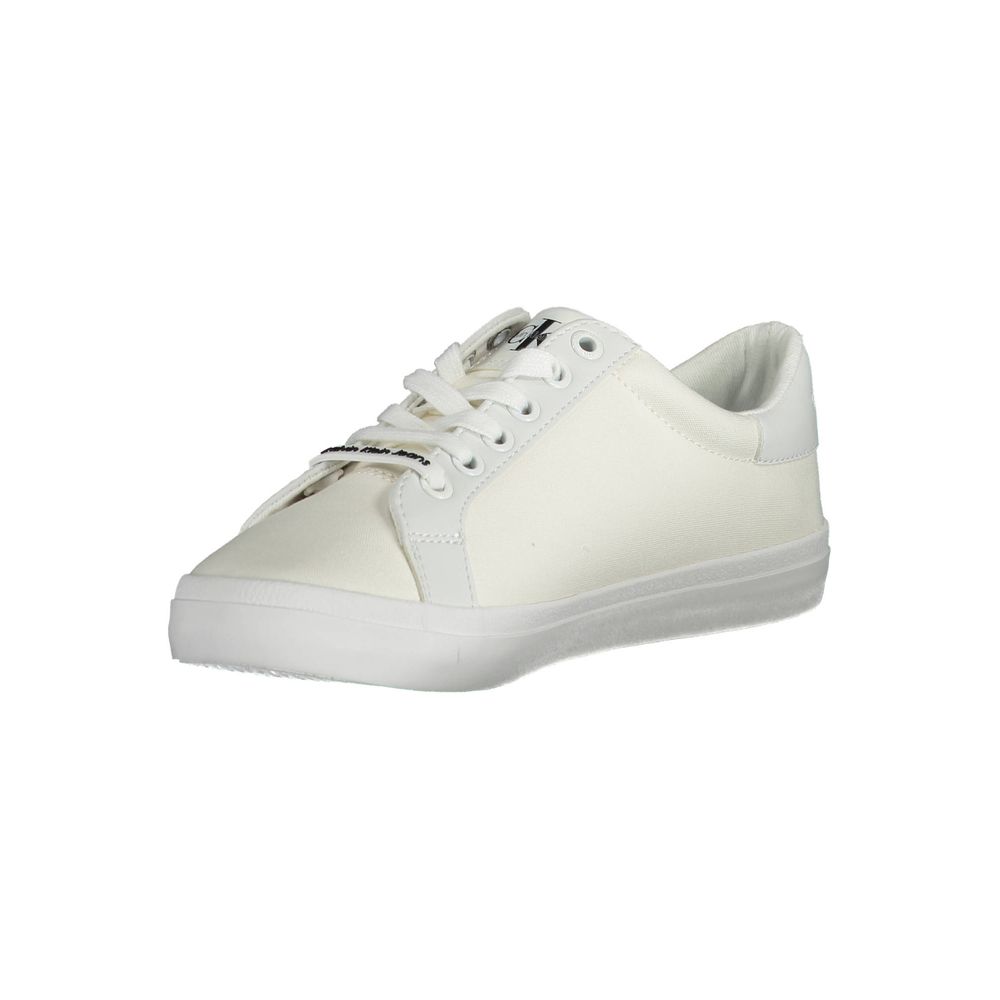 Calvin Klein Bianco Cotton Women Sneaker - Image 3