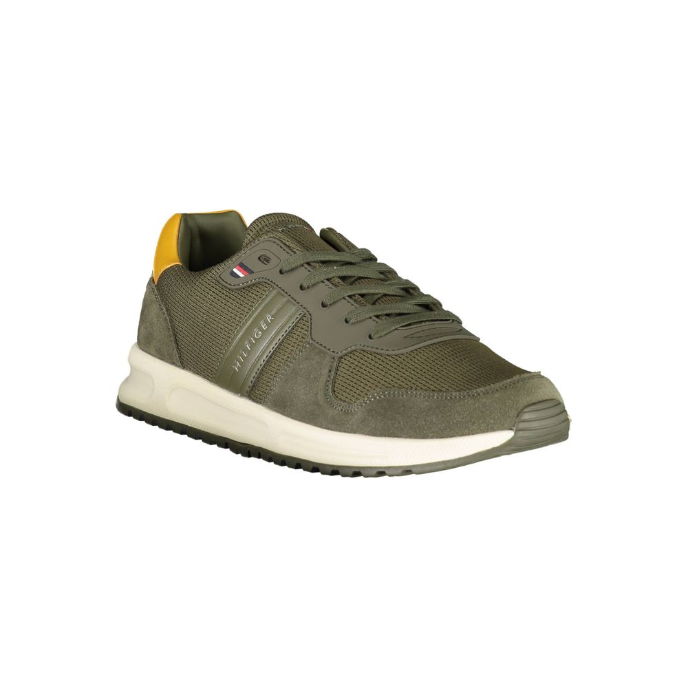 Tommy Hilfiger Verde Polyester Men Sneaker - Image 2