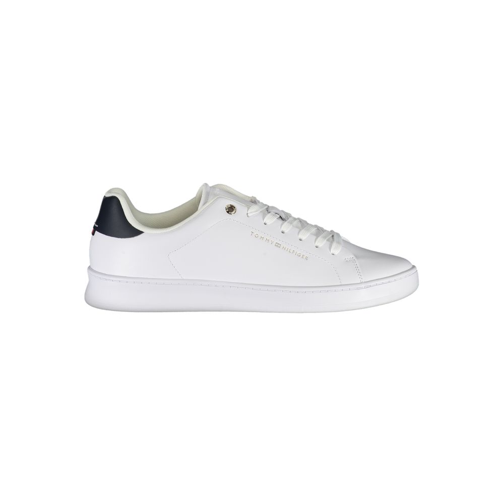 Tommy Hilfiger White Polyester Sneaker