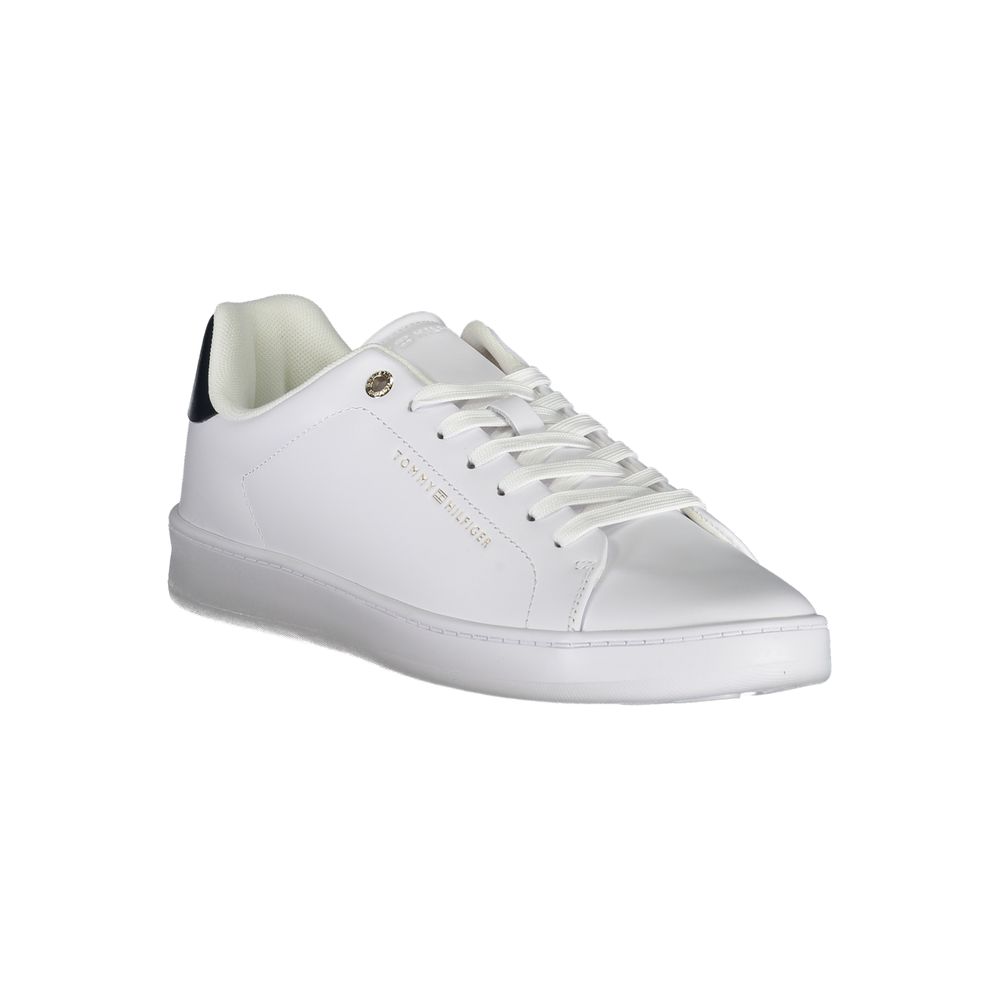 Tommy Hilfiger White Polyester Sneaker - Image 2