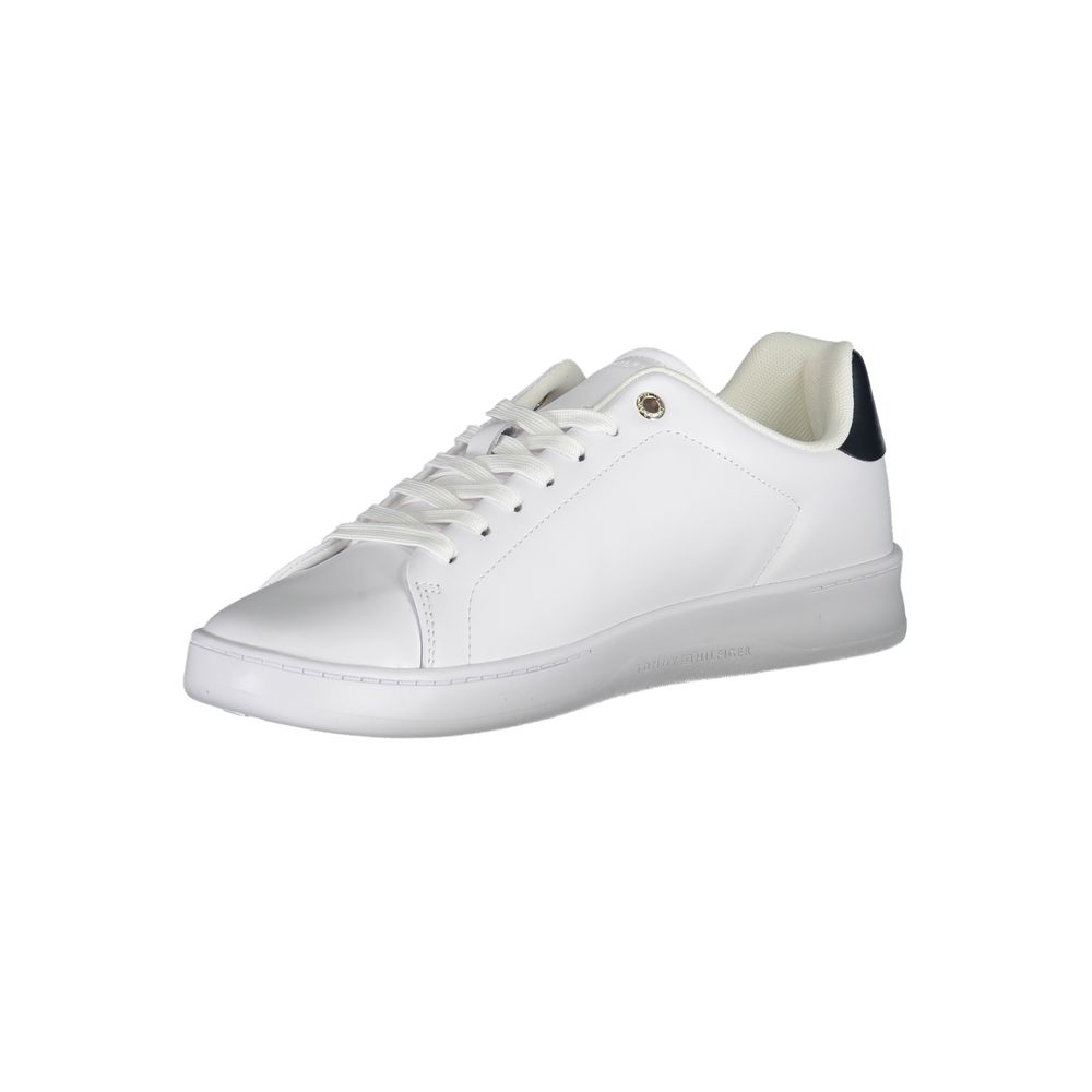 Tommy Hilfiger White Polyester Sneaker - Image 3