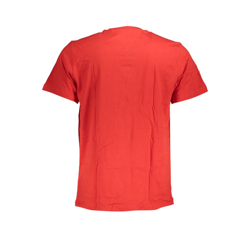 Tommy Hilfiger Red Cotton T-Shirt - Image 2