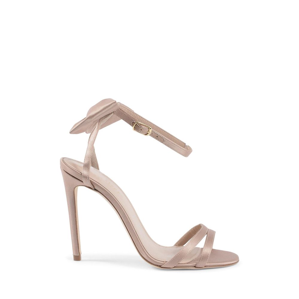 Dee Ocleppo Beige Satin Sandal - Image 2