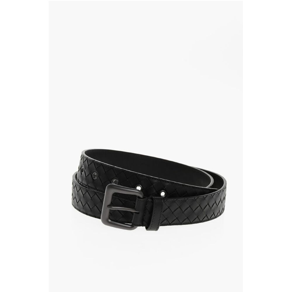 Bottega Veneta Leather INTRECCIO Belt 35mm