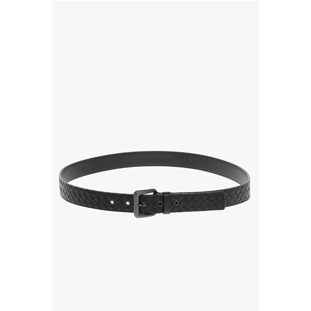 Bottega Veneta Leather INTRECCIO Belt 35mm - Image 3