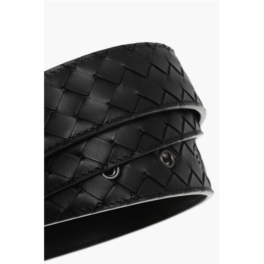 Bottega Veneta Leather INTRECCIO Belt 35mm - Image 4
