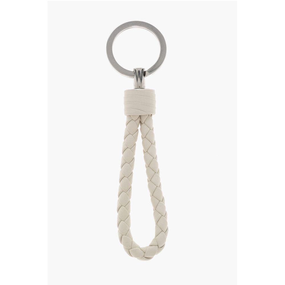 Bottega Veneta Woven Leather Key Ring - Image 3