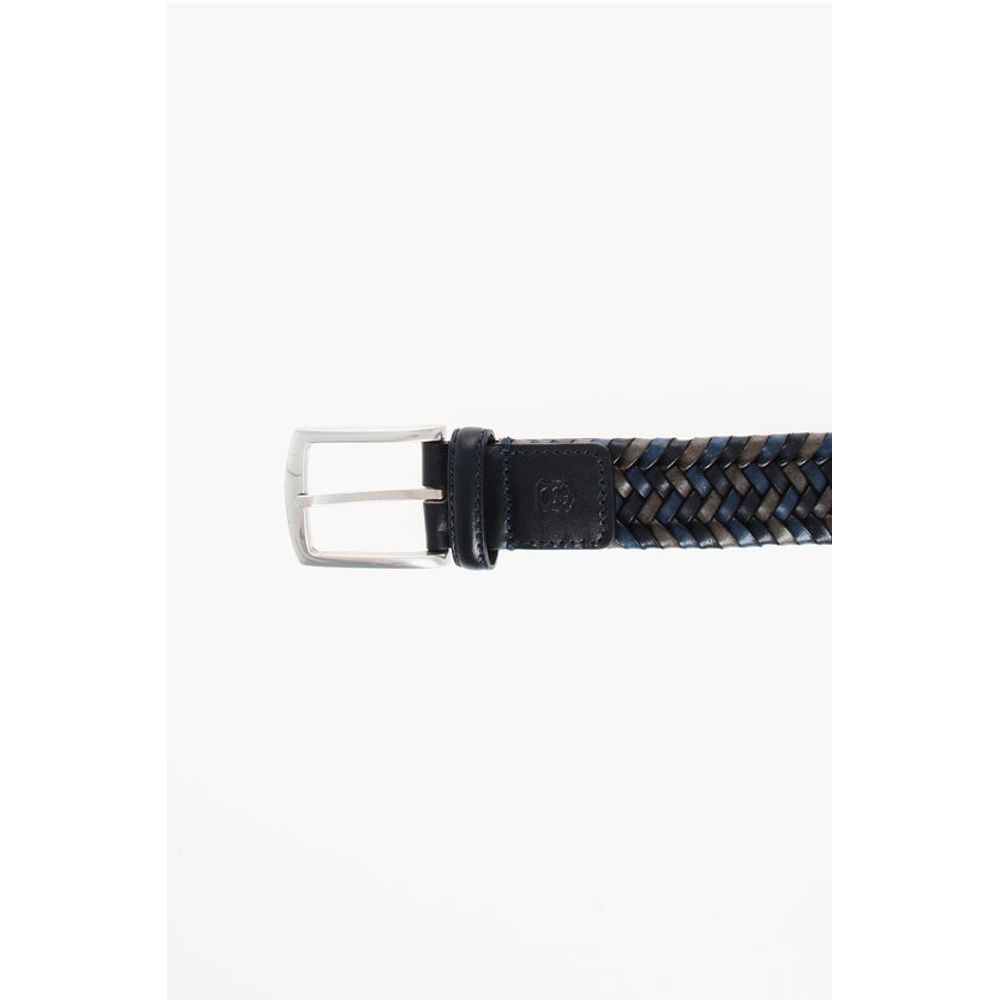 Corneliani Woven Leather Belt 30mm - Image 2