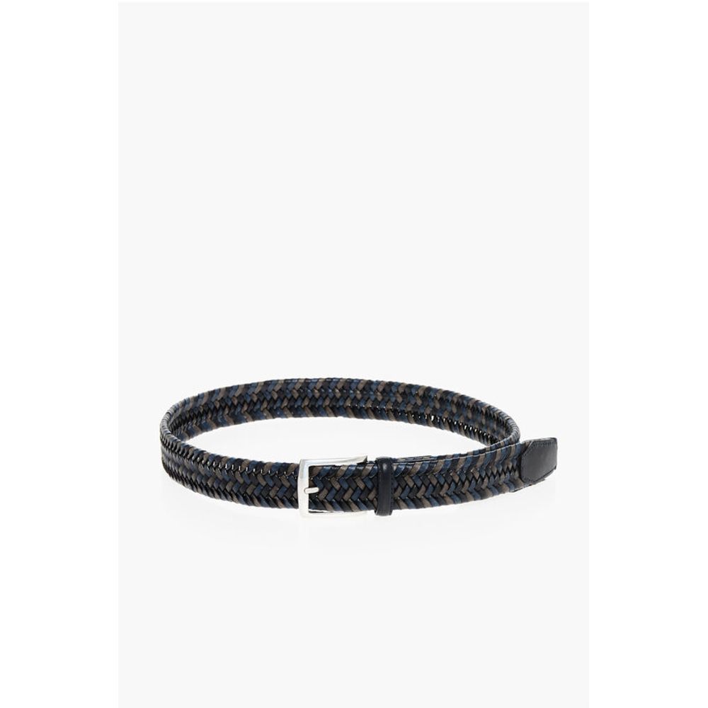 Corneliani Woven Leather Belt 30mm - Image 3