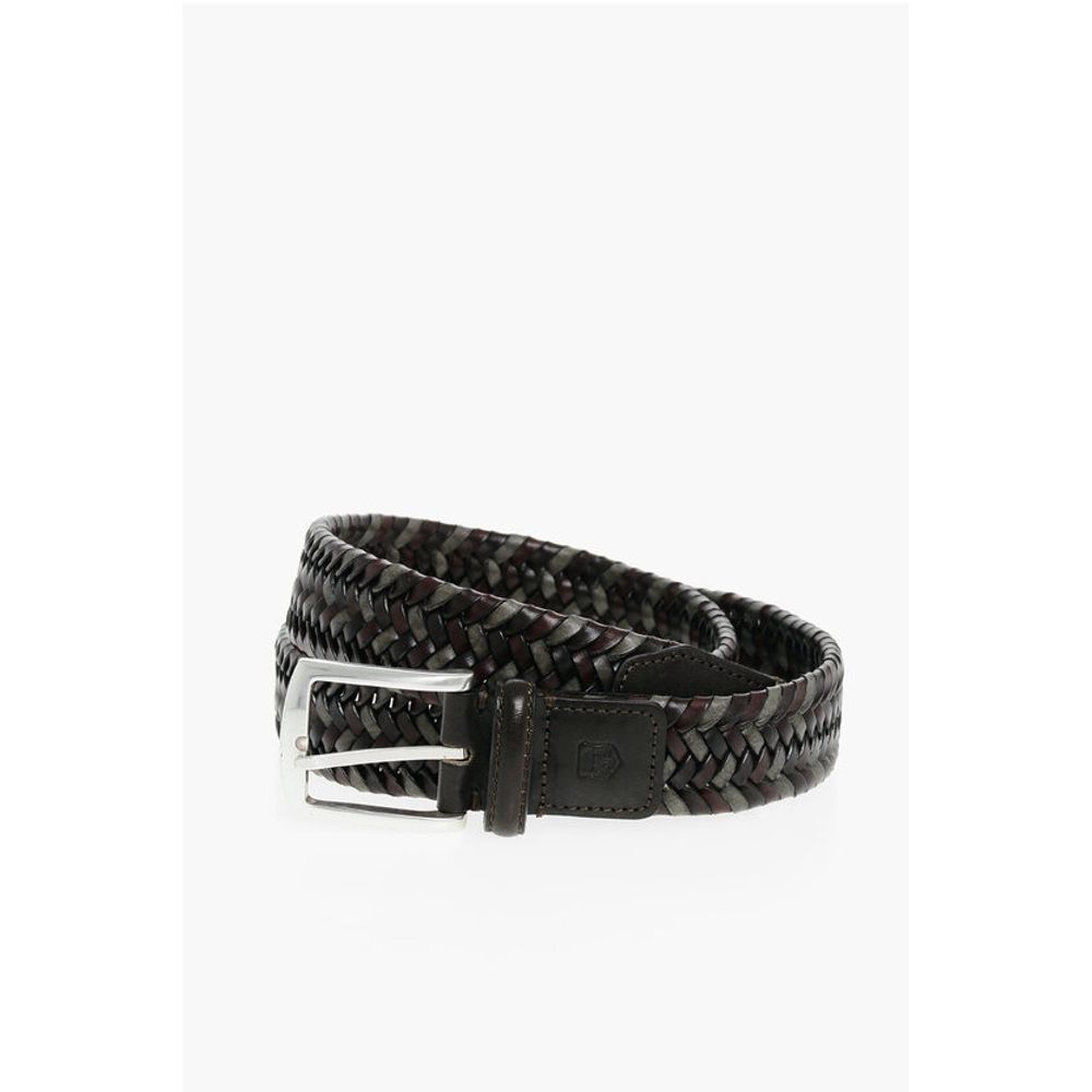 Corneliani Woven Leather Belt 30mm