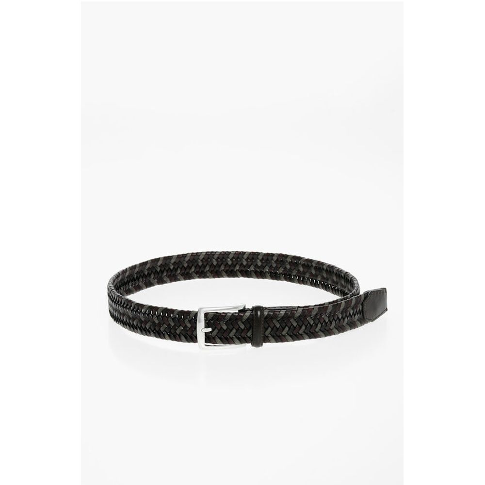 Corneliani Woven Leather Belt 30mm - Image 3