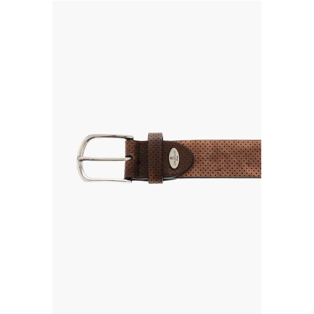 Corneliani Perforated Leather Belt 30mm - Image 2