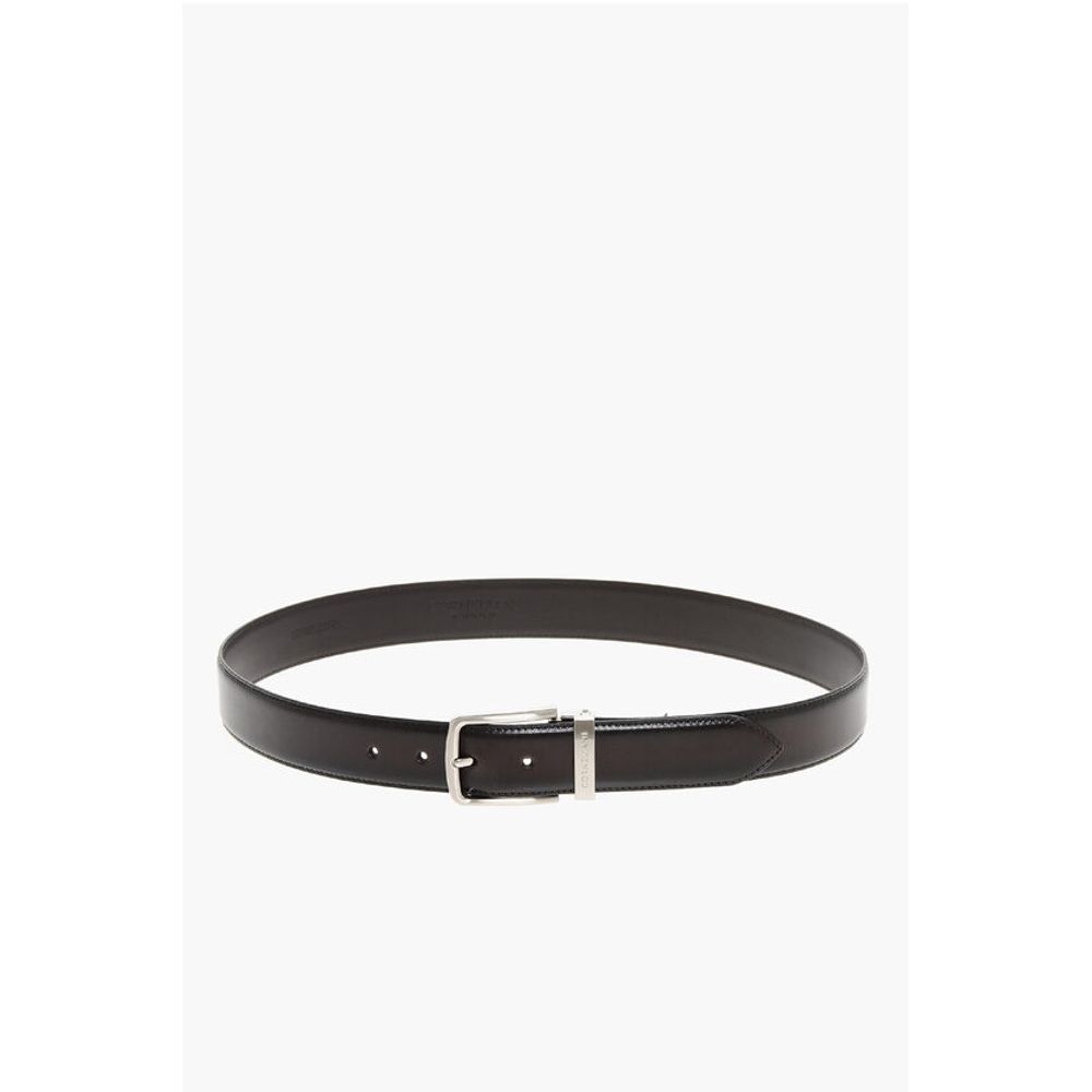 Corneliani Burnt-effect Leather Belt 30mm - Image 3