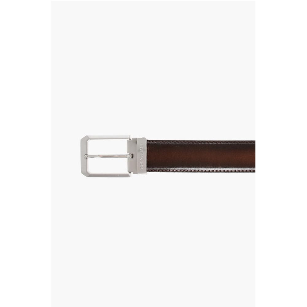 Corneliani Burnt-effect Leather Belt 30mm - Image 2
