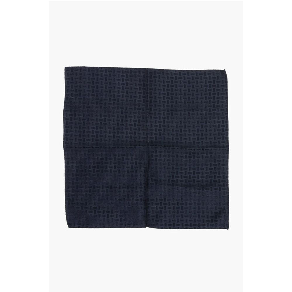 Corneliani Jacquard Silk Pocket Square