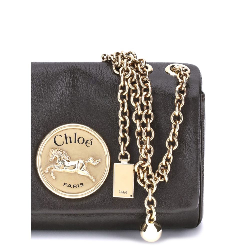Chloé Brown Calf Leather Bos Taurus Shoulder Bag - Image 4