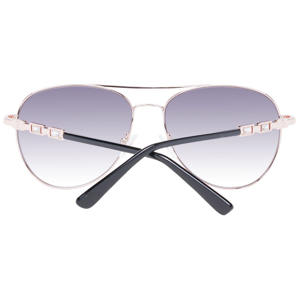 Guess Rose Gold Metal Sunglasses - Image 3