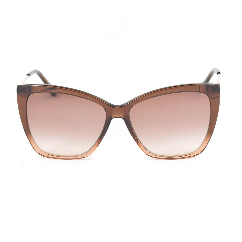 Jimmy Choo Brown Metal Sunglasses - Image 2