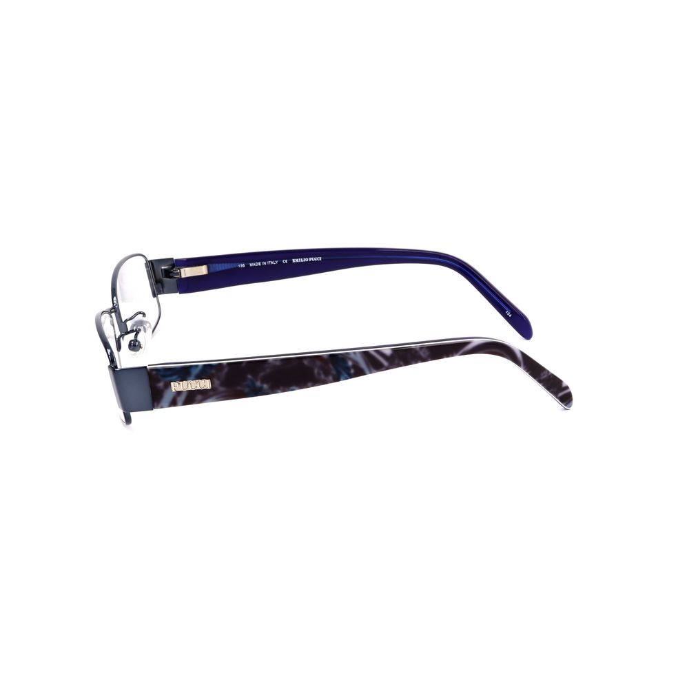 Emilio Pucci Blue Metal Frames - Image 3