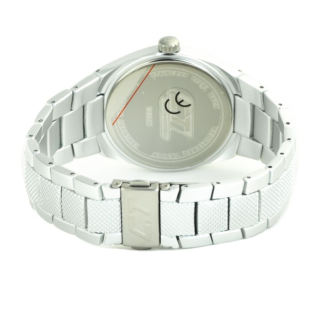 Chronotech Silver Polycarbonate Dress Watch - Image 2