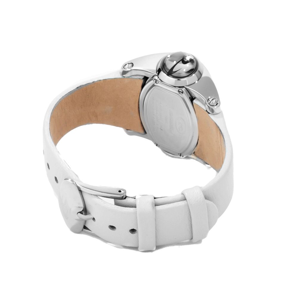 Chronotech White Leather Watch - Image 2