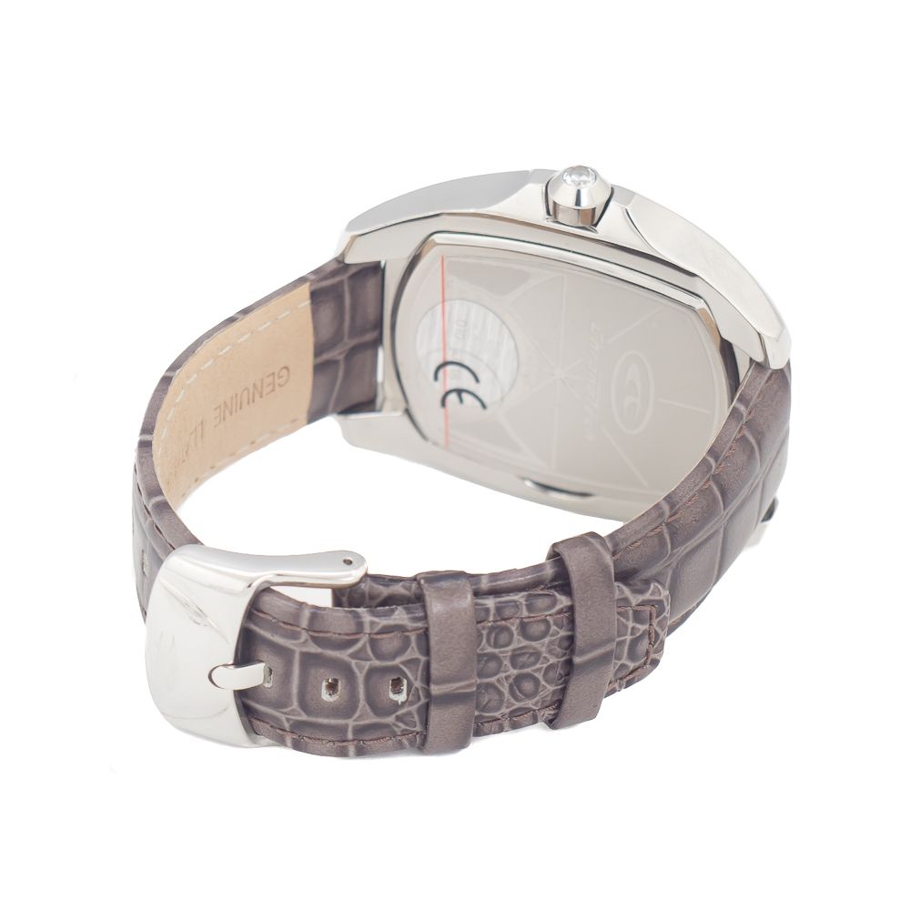 Chronotech Gray Leather Watch - Image 2