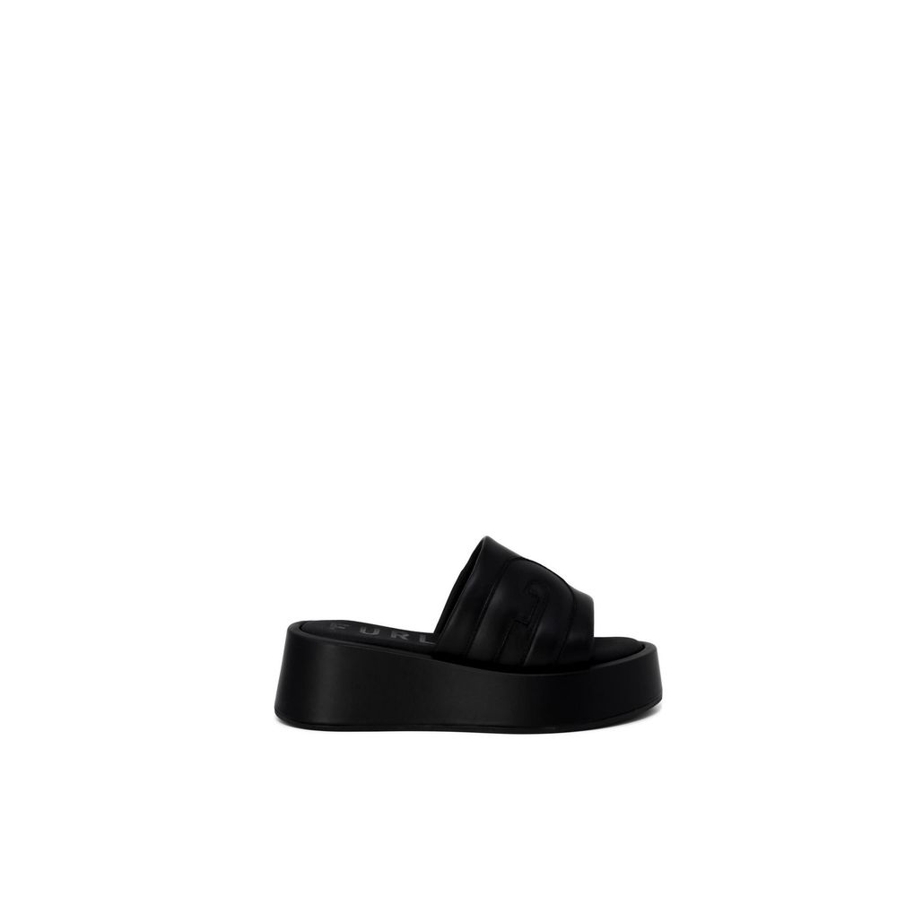 Furla Black Leather Slipper